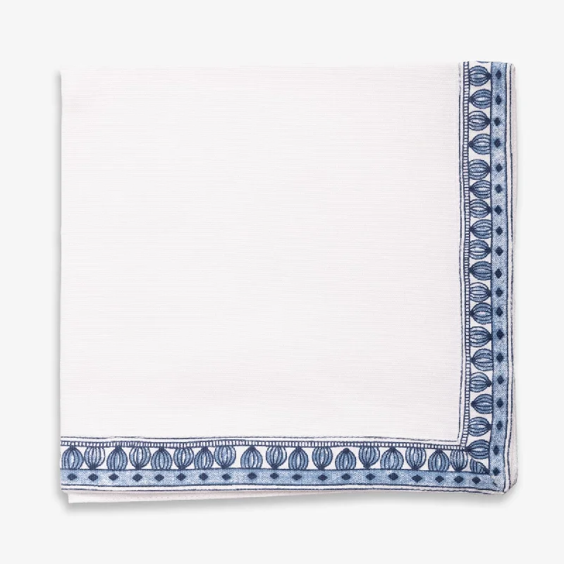 Royal Garden Napkin White & Blue