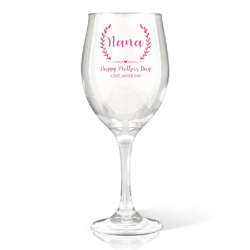 Crest Wine Glass