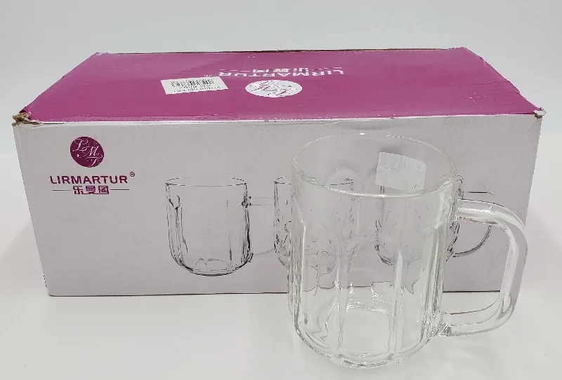 6 PC TEA GLASS W/HANDLE