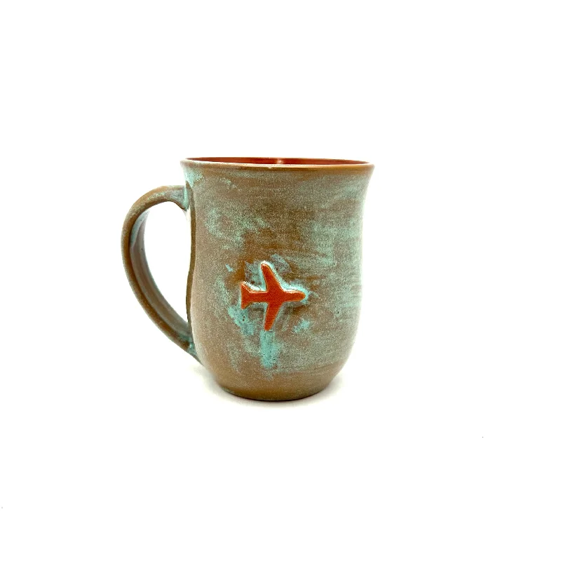 Airplane Mug- Patina