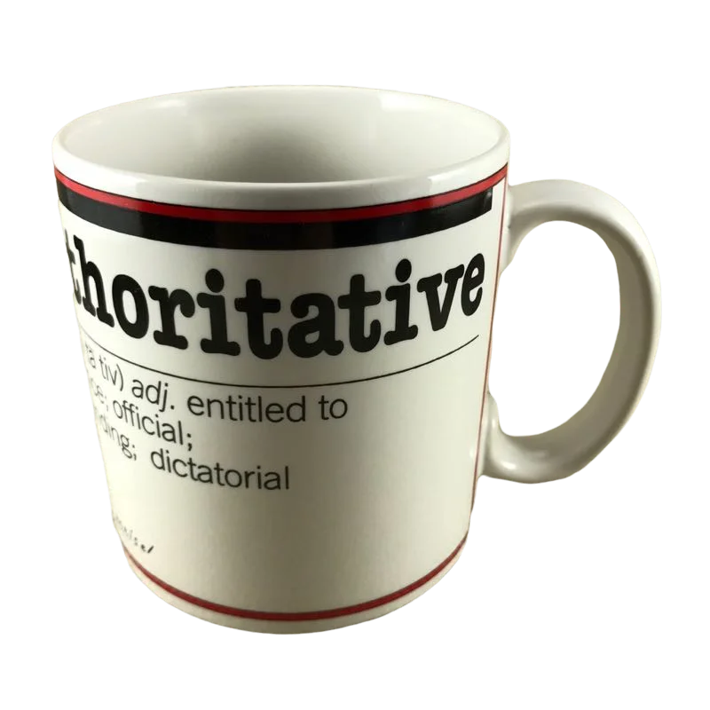 Authoritative Definition Mug Applause