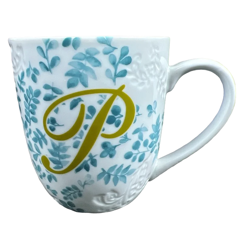 Ava Letter "P" Monogram Initial Mug Pier 1 Imports