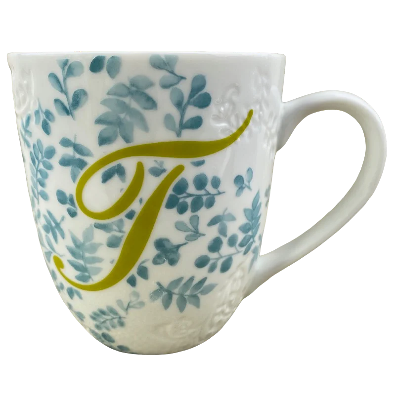 Ava Letter "T" Monogram Initial Mug Pier 1 Imports