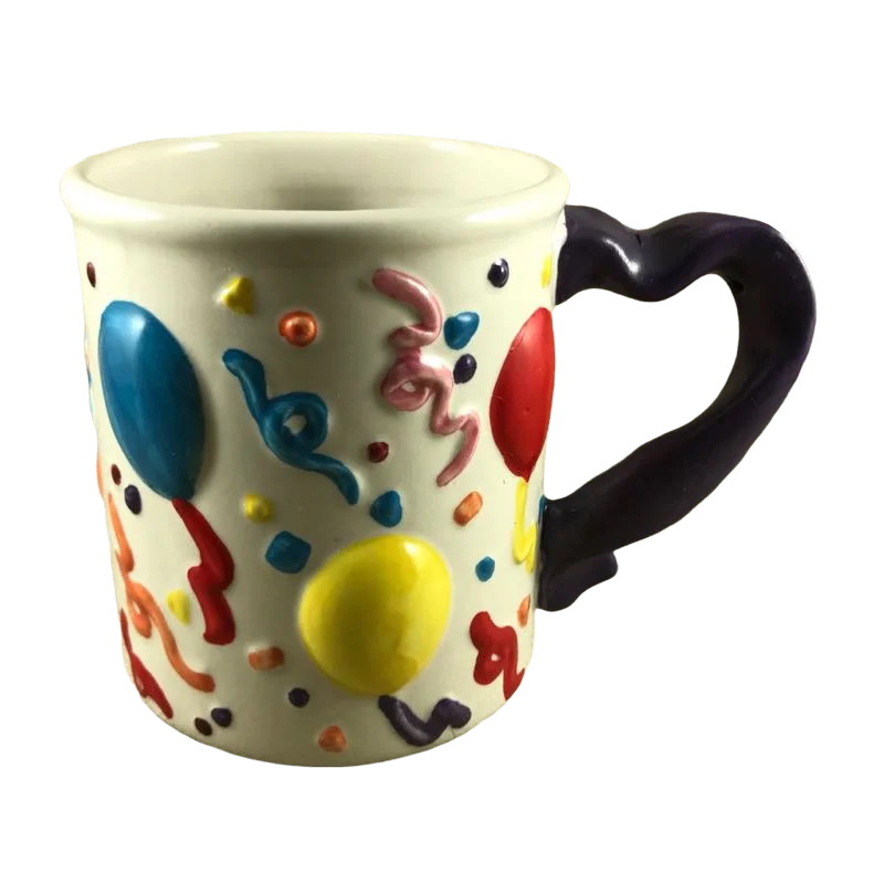 Balloons And Ribbons Mug Betallic