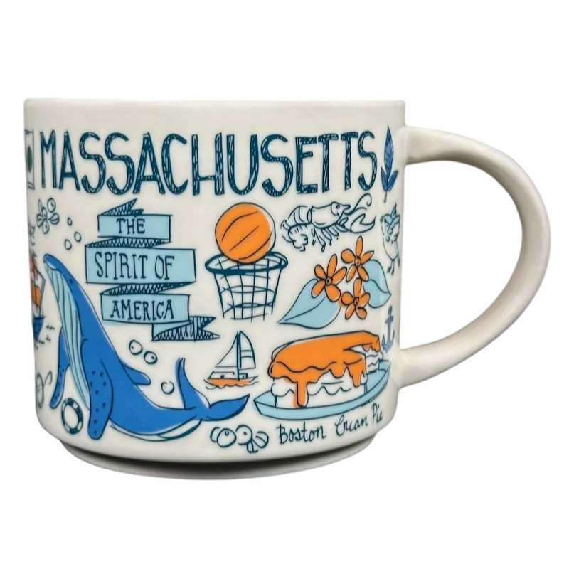 Been There Series Across The Globe Collection Massachusetts 14oz Mug 2018 Starbucks