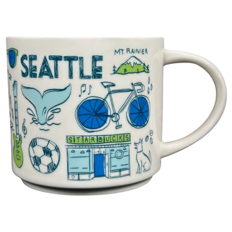 Been There Series Across The Globe Collection Seattle 14oz Mug 2018 Starbucks