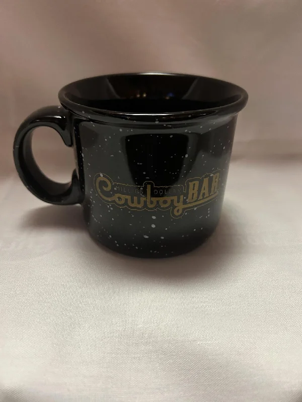 Black speckle Camper Mug