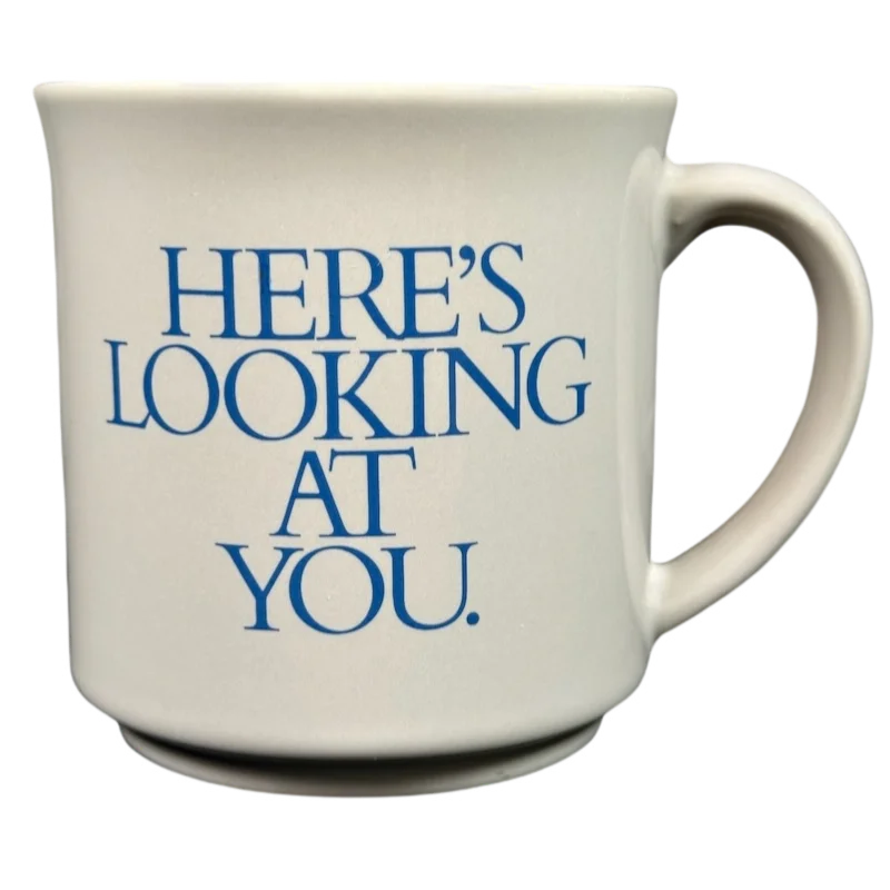 Here's Looking At You 3D Figural Hidden Surprise Blue Eyeball Mug Recycled Paper Products