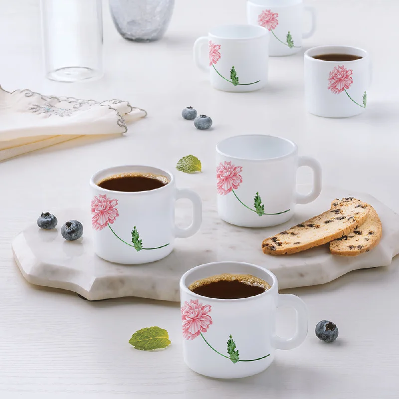 Larah by Borosil Red Mist Mug Set