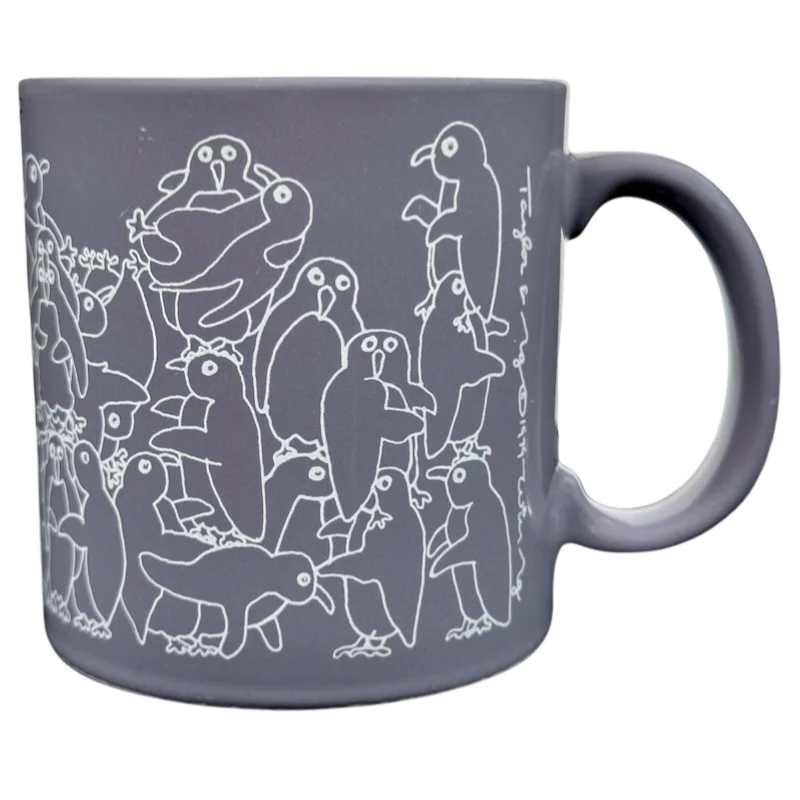 Penguins Naughty Orgy Purple Mug Taylor & Ng