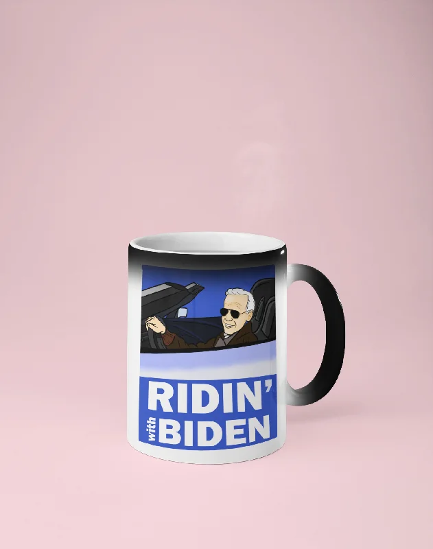 Ridin' with Biden - Biden/Harris Color Changing Mug - Reveals Secret Message w/ Hot Water