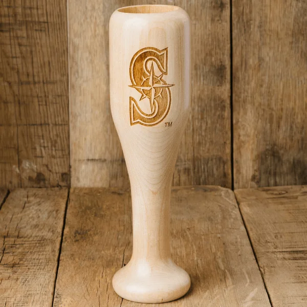 Seattle Mariners "S" Wined Up® | Baseball Bat Wine Mug