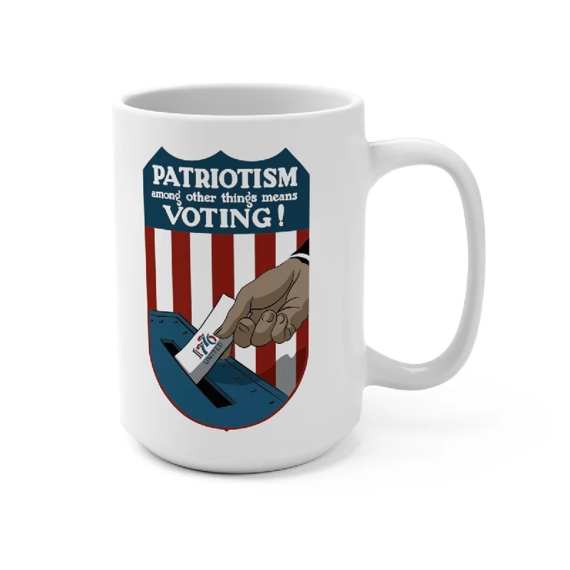 Voting is Patriotism Basic Mug