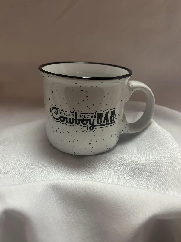 White speckle Camper Mug