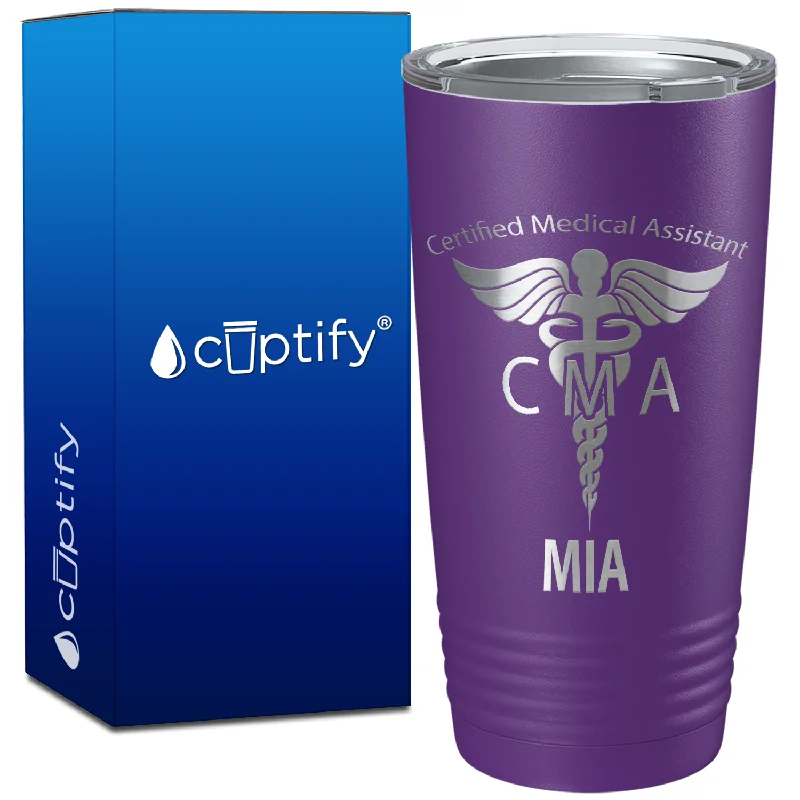 Personalized CMA Purple 20oz Tumbler