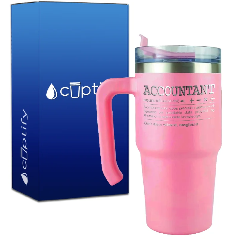 Accountant Noun Definition on 20oz Accountant Travel Mug