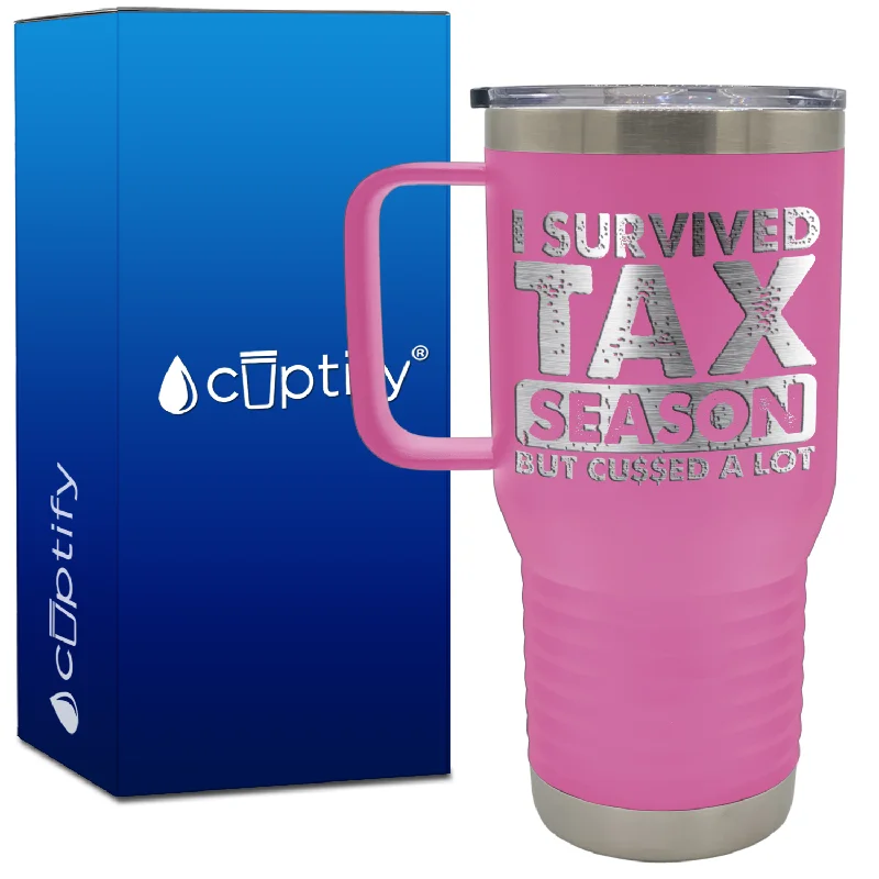 I Survived Tax Season 20oz Accountant Travel Mug