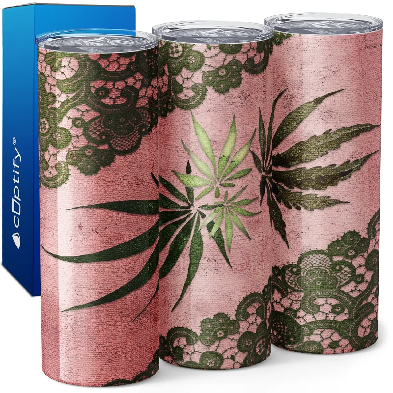 Lace Weeds 20oz Skinny Tumbler