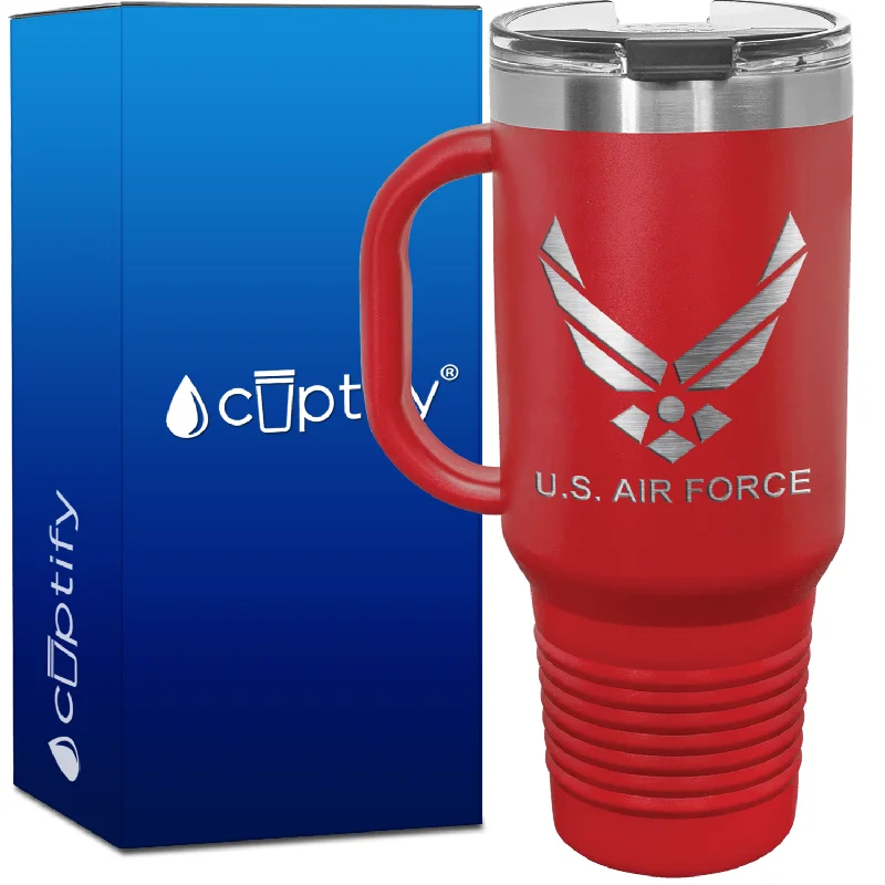 Personalized US Air Force 40oz Travel Mug