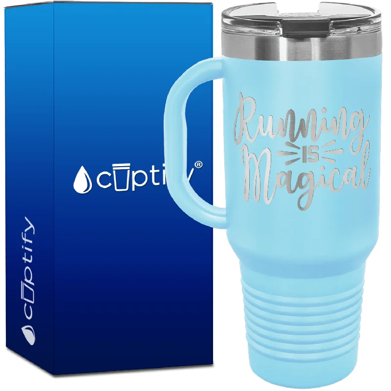 Running is Magical 40oz Running Travel Mug