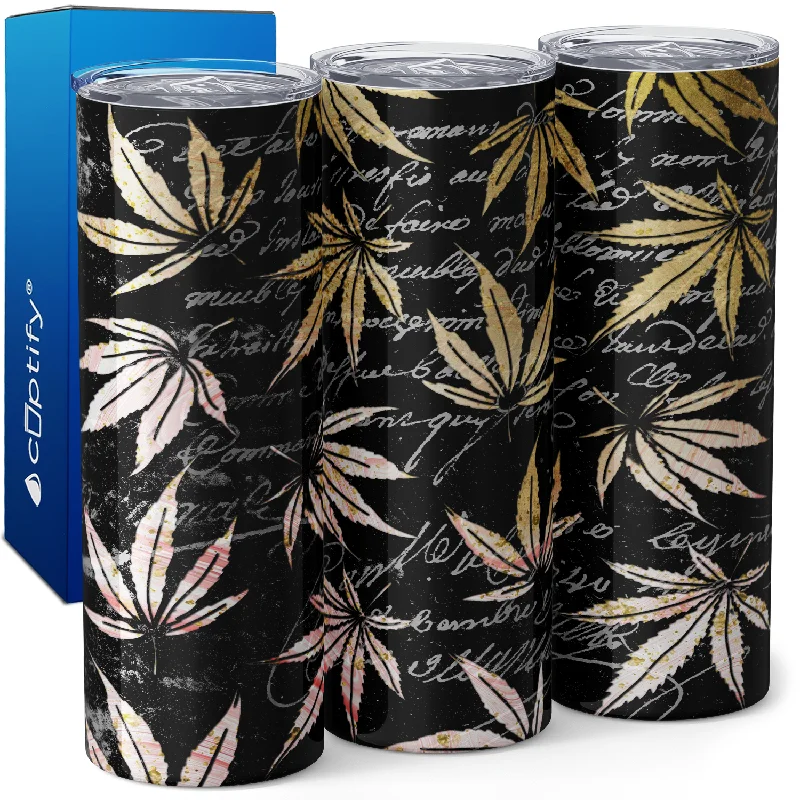 Weed Script Art 20oz Skinny Tumbler